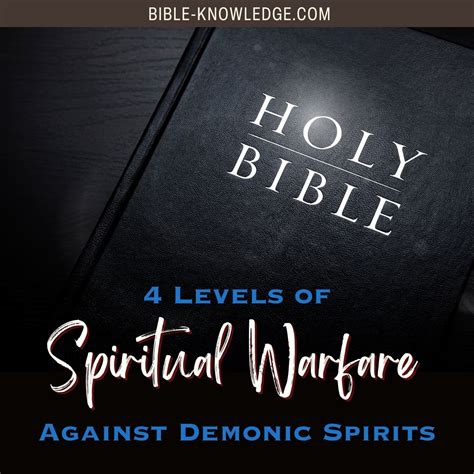 Theme Our strategy in spiritual warfare is to draw near to God, be alert for the attacks of Satan, and stand against, resist, and attack his works. . 4 levels of spiritual warfare pdf